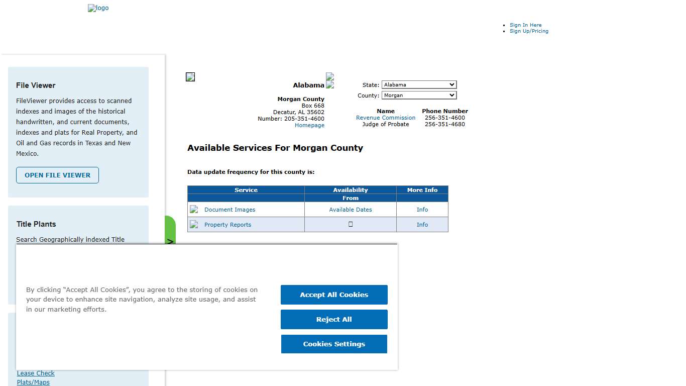 Search Morgan County Public Property Records Online CourthouseDirect.com